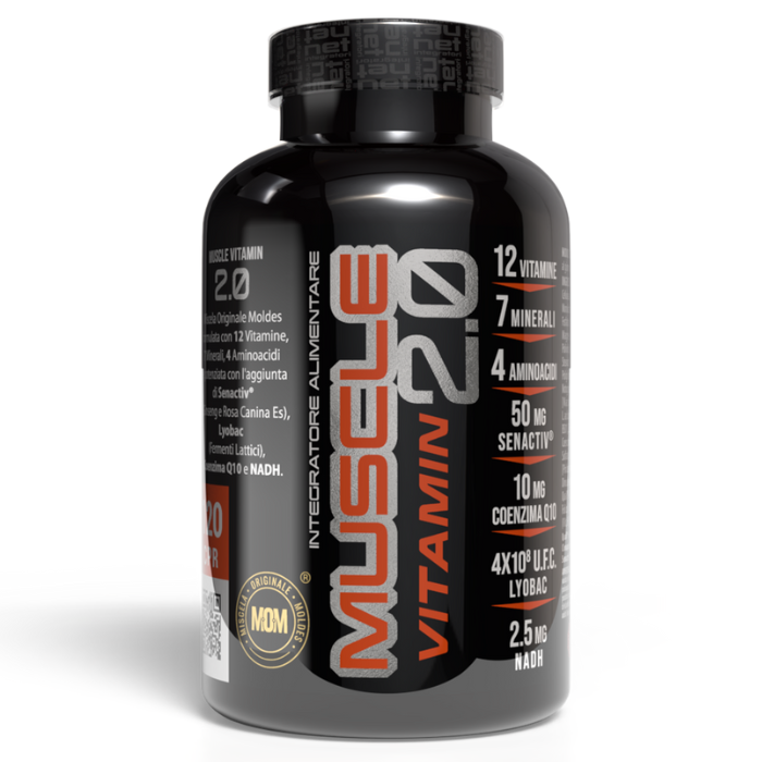 MUSCLE VITAMIN 2.0 – Multivitaminico completo per energia, recupero e crescita muscolare