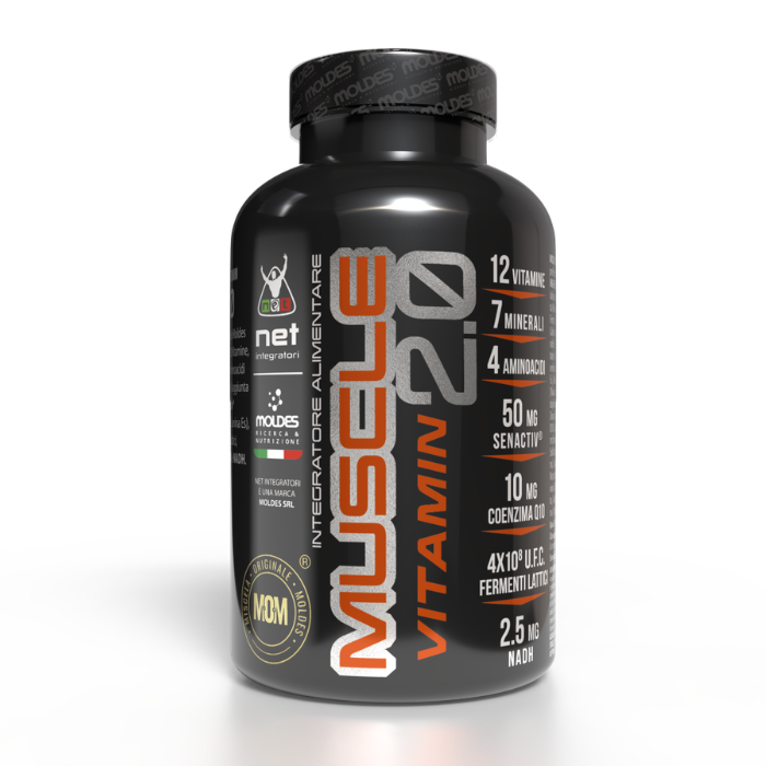 MUSCLE VITAMIN 2.0 - Multivitaminico completo per energia, recupero e crescita muscolare