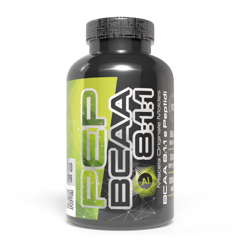 BCAA PEP 8:1:1 AI – Integratore Aminoacidi per Crescita Muscolare, Forza ed Energia
