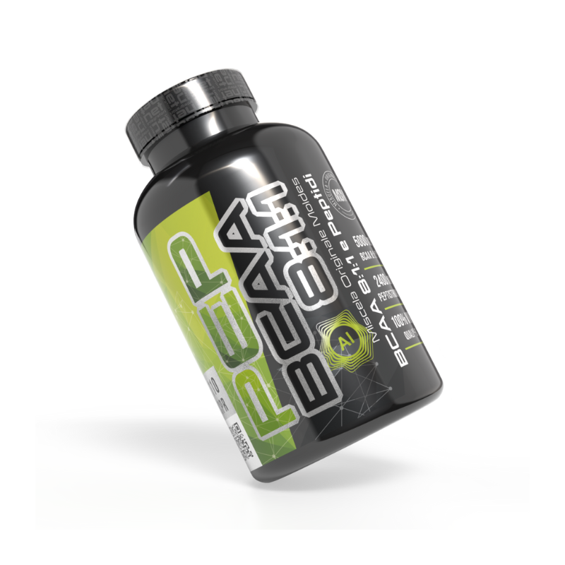 BCAA PEP 8:1:1 AI – Integratore Aminoacidi per Crescita Muscolare, Forza ed Energia