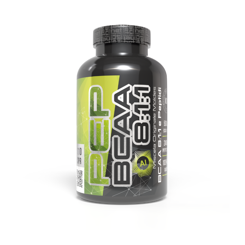 BCAA PEP 8:1:1 AI – Integratore Aminoacidi per Crescita Muscolare, Forza ed Energia