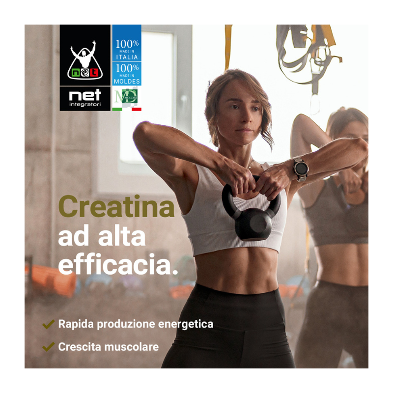 CREATINA ALKA 8 - Integratore con Creatina per performance e recupero muscolare