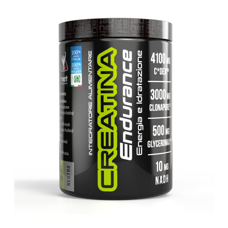 CREATINA ENDURANCE - Integratore per Resistenza alla Fatica e Performance Atletica