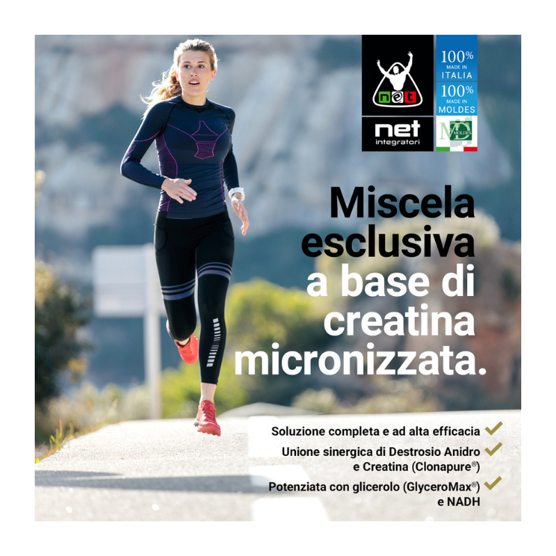 CREATINA ENDURANCE - Integratore per Resistenza alla Fatica e Performance Atletica