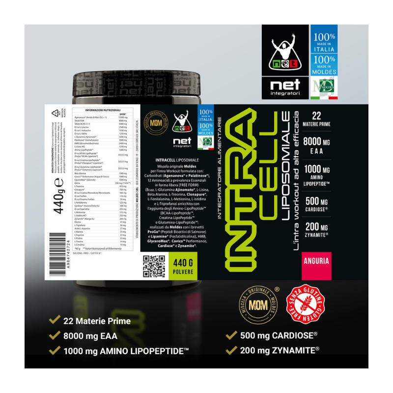 INTRACELL LIPOSOMIALE - Integratore Alimentare per l’intra workout