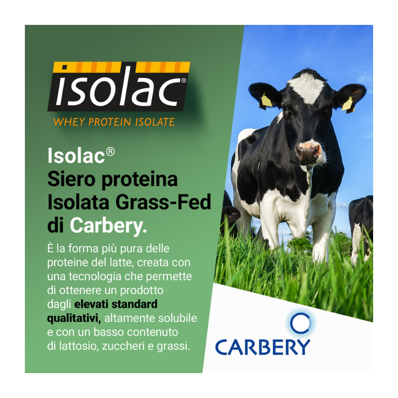 ISOLATE PRO GRASS-FED - Integratore di proteine isolate del siero del latte