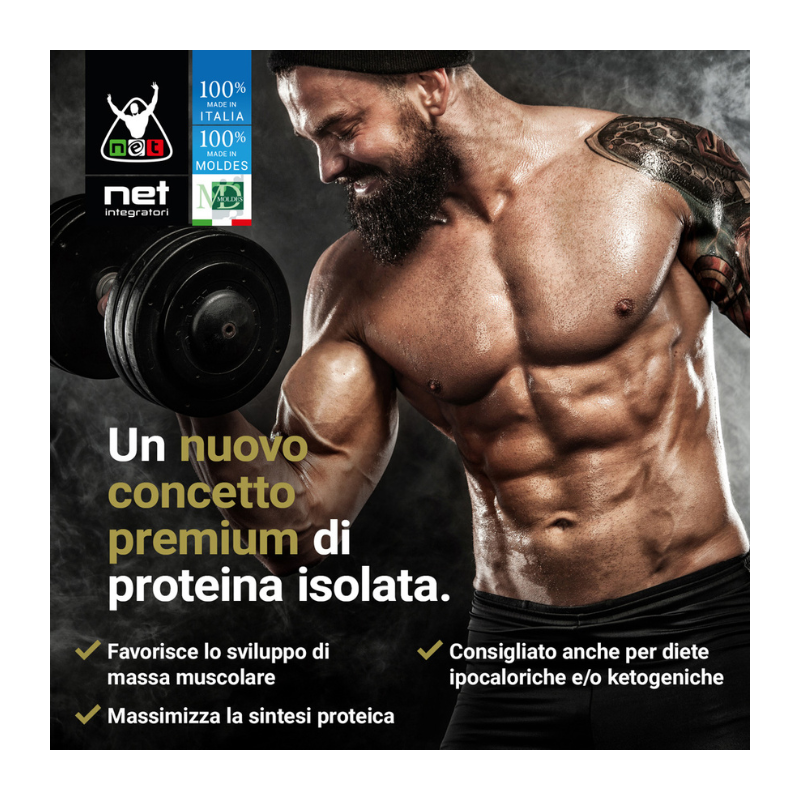 ISOLATE PRO GRASS-FED - Integratore di proteine isolate del siero del latte