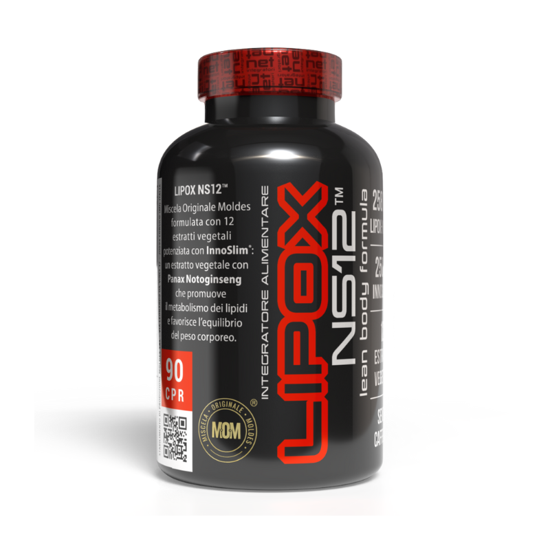 LIPOX NS12 - Integratore Termogenico Brucia Grassi Senza Caffeina