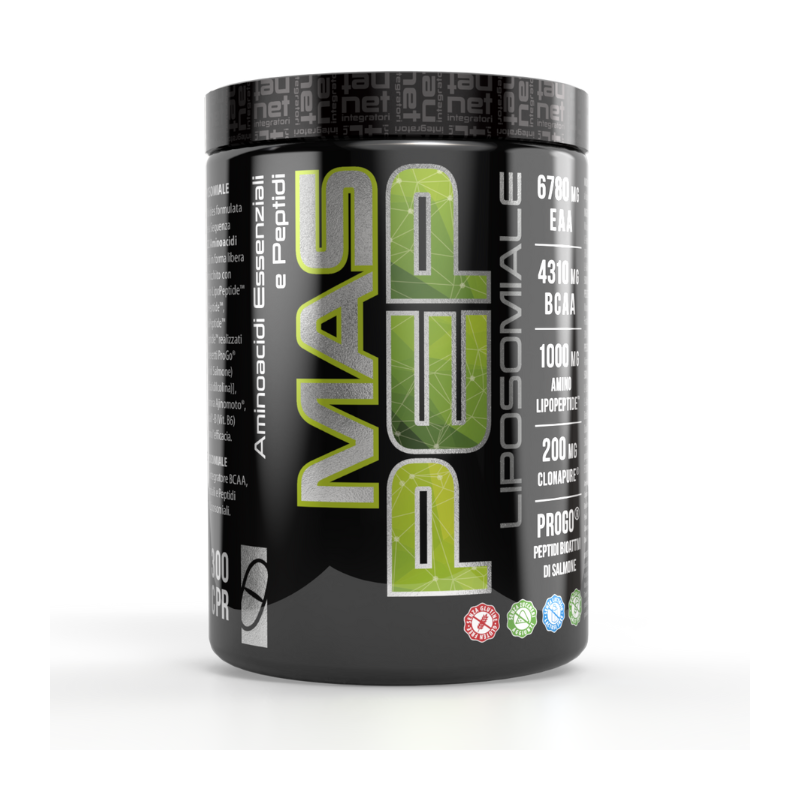 MAS PEP LIPOSOMIALE – Integratore EAA e BCAA ad alto assorbimento