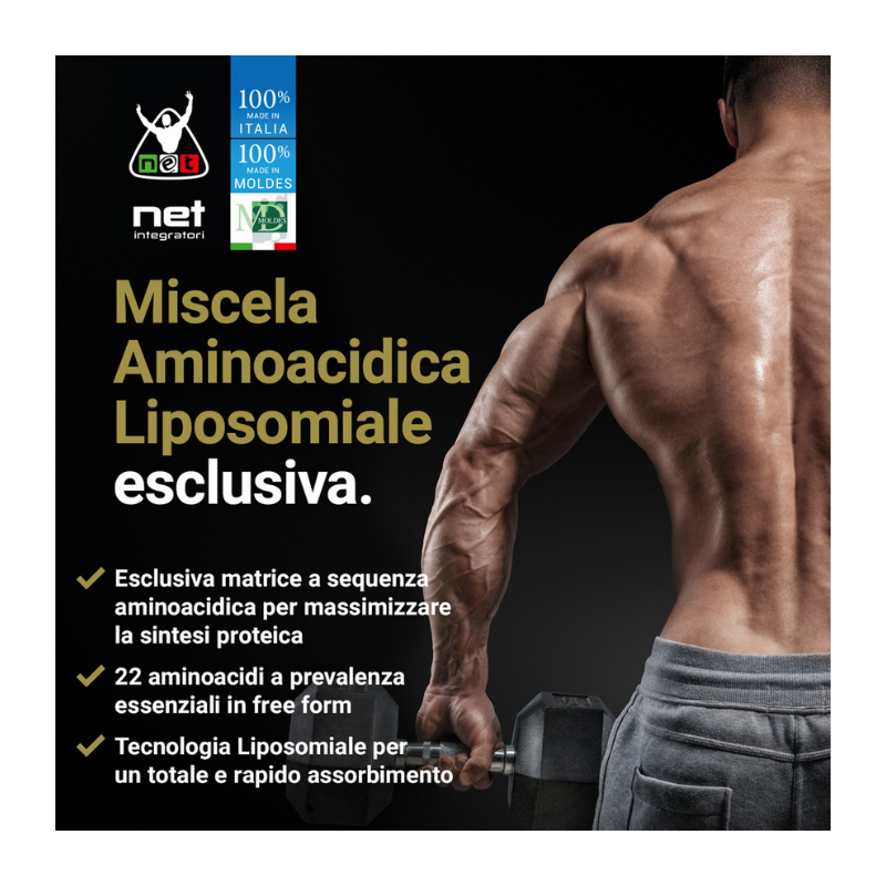 MAS PEP LIPOSOMIALE – Integratore EAA e BCAA ad alto assorbimento