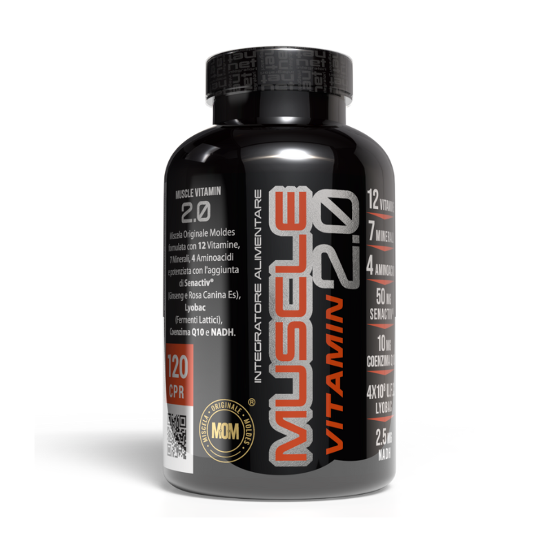MUSCLE VITAMIN 2.0 – Multivitaminico completo per energia, recupero e crescita muscolare