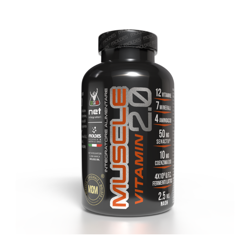 MUSCLE VITAMIN 2.0 - Multivitaminico completo per energia, recupero e crescita muscolare