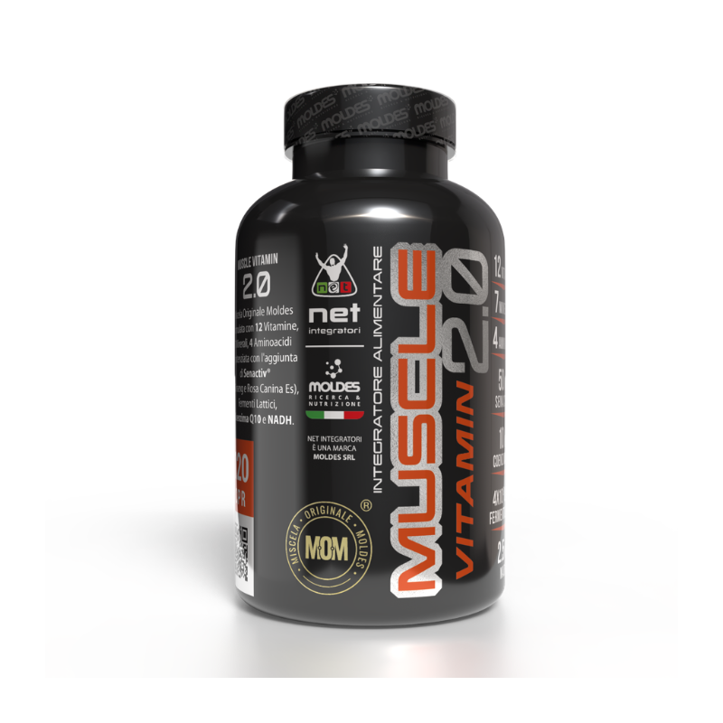 MUSCLE VITAMIN 2.0 - Multivitaminico completo per energia, recupero e crescita muscolare