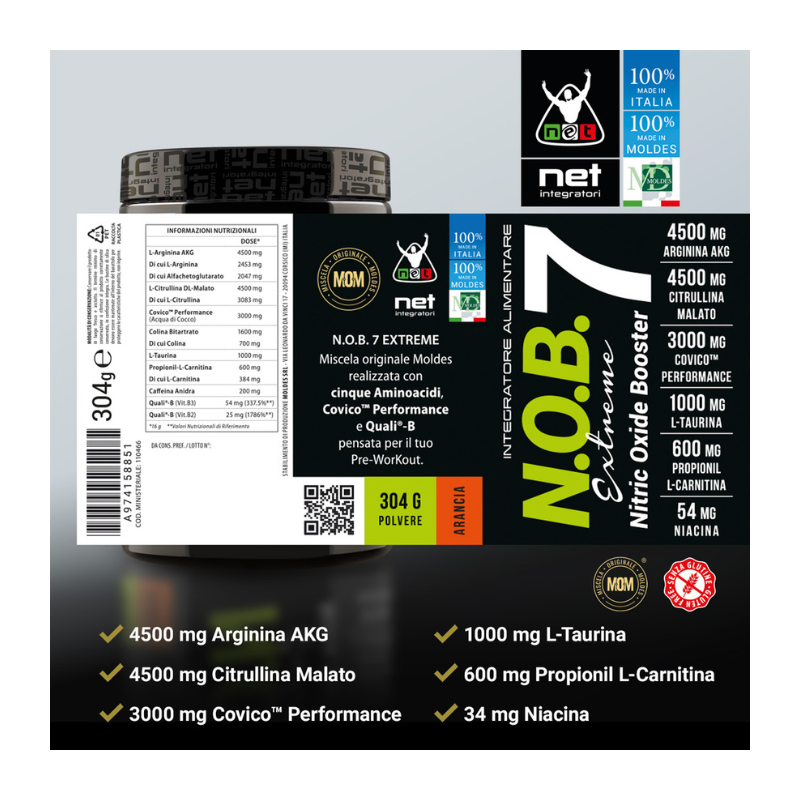 N.O.B. 7 EXTREME – Integratore pre-workout potenziato