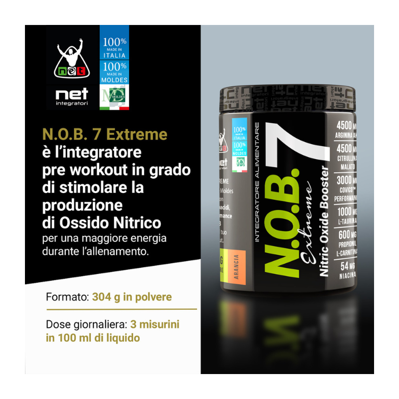 N.O.B. 7 EXTREME – Integratore pre-workout potenziato