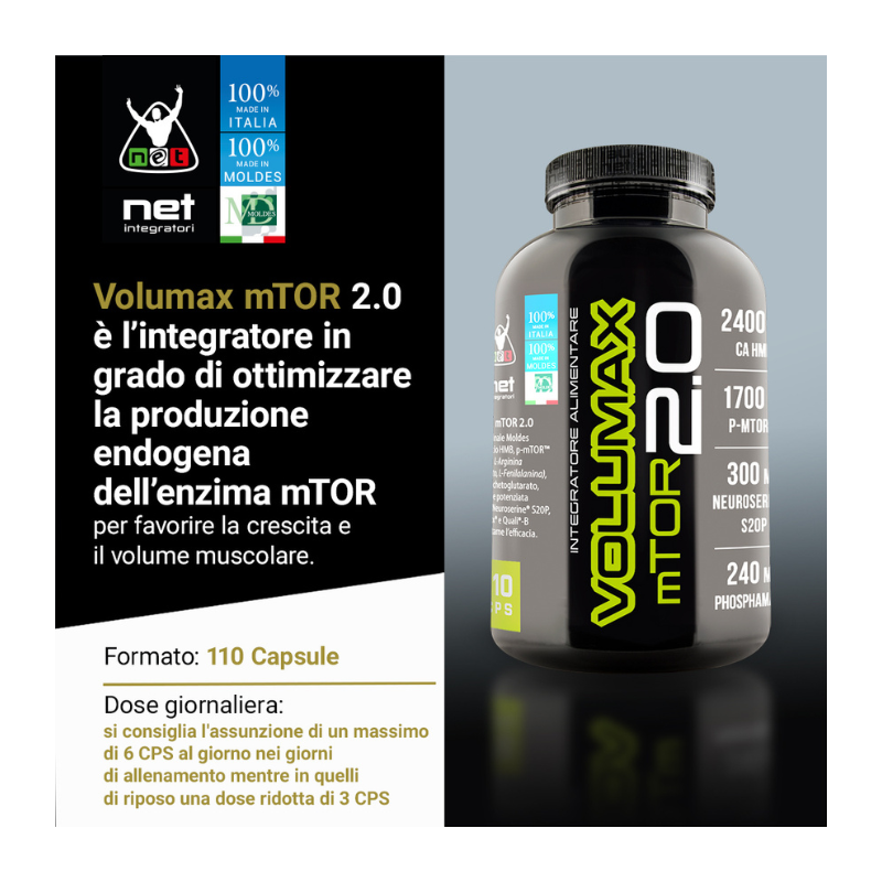 Volumax mTOR 2.0 - Integratore Forza Muscolare