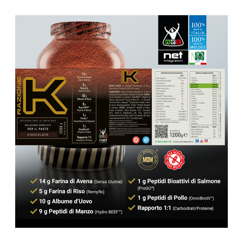 RAZIONE K - Soluzione completa pasto