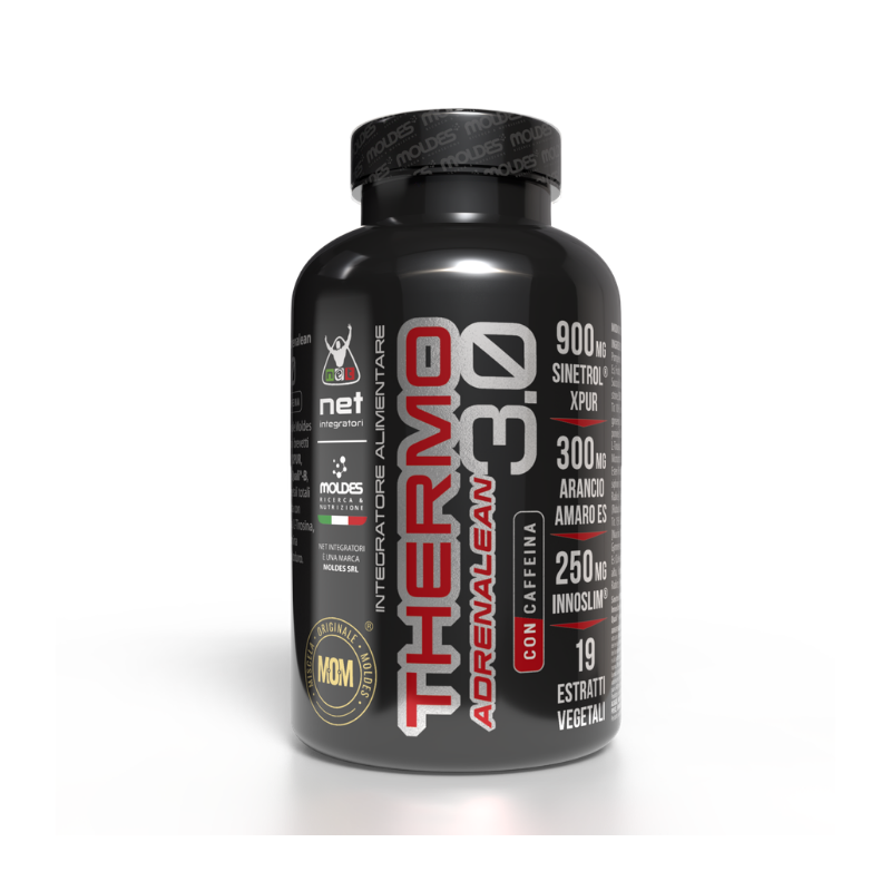 THERMO ADRENALEAN 3.0 con caffeina - Integratore termogenico con stimolanti