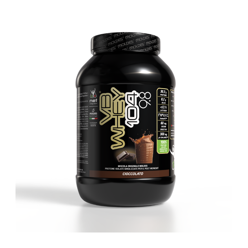 VB WHEY 104 9.8 - Integratore di proteine in polvere per la crescita muscolare